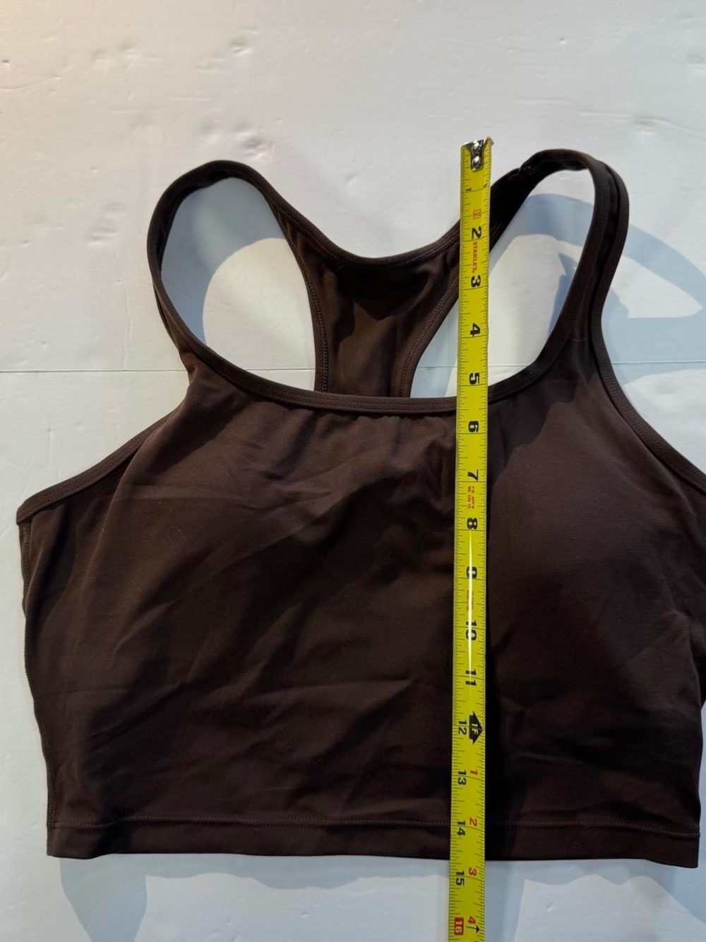 CRZ Yoga Butterluxe Longline Racerback Sports Bra Crop Tank (measures small) - Picture 8 of 8